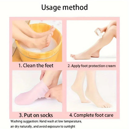 Pack of 2 Silicone Gel Socks
